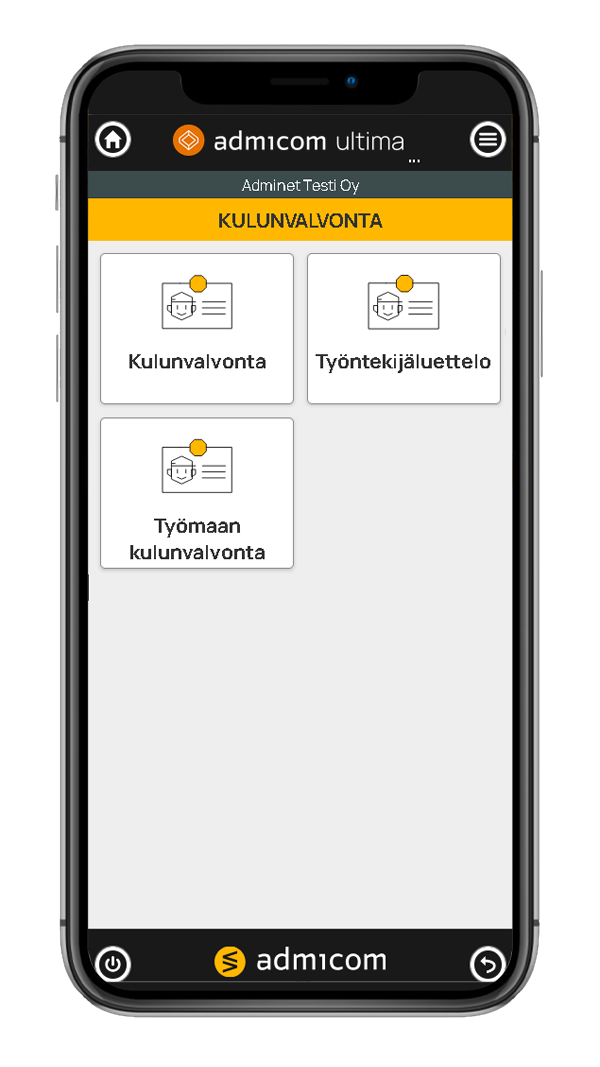 Ultima-mobiili-kulunvalvonta